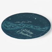 Assiettes En Carton Santa and his Reindeers (Angle)