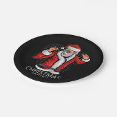 Assiettes En Carton santa claus à la fête de noëlPlaque de papier (Angle)