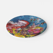 ASSIETTES EN CARTON SANTA CLAUS AVEC CADEAU DE NOËL (Angle)