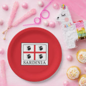 Assiettes En Carton Sardaigne (Fête)