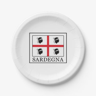 Assiettes En Carton Sardegna