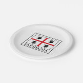 Assiettes En Carton Sardegna (Angle)