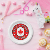 Assiettes En Carton Saskatchewan Canada (Fête)