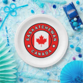 Assiettes En Carton Saskatchewan Canada (Fête)