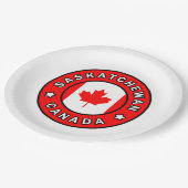 Assiettes En Carton Saskatchewan Canada (Angle)