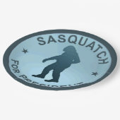 Assiettes En Carton Sasquatch, Président (Angle)