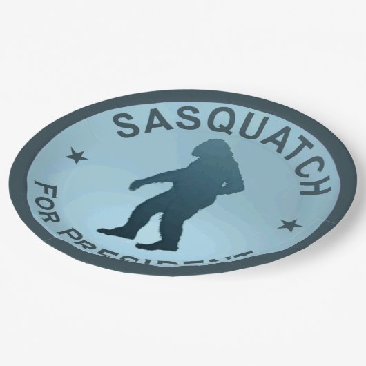 Assiettes En Carton Sasquatch, Président (Angle)