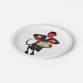 Assiettes En Carton Satan Roasts pécheurs (Angle)