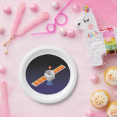 Assiettes En Carton Satellite dans l'espace (Fête)