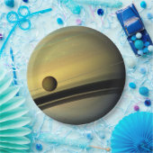 Assiettes En Carton Saturn Tableware from the Celestial Collection (Fête)