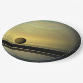 Assiettes En Carton Saturn Tableware from the Celestial Collection (Angle)