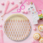 Assiettes En Carton Saumon brillant Parties scintillant rose Sirène éc (Fête)