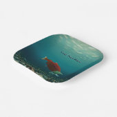 Assiettes En Carton Saumon Sockeye (Angulaire)