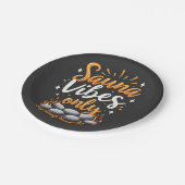 Assiettes En Carton Sauna Vibes Uniquement Sauna Amateurs Spa Jour (Angle)