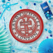 Assiettes En Carton Savoy Hotel London Plaques Papier (Fête)