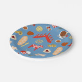 Assiettes En Carton Scandinavie/Suédoise Jul Conception de pâtisseries (Angle)