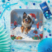 Assiettes En Carton Scène de Noël du berger belge (Fête)