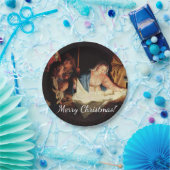 Assiettes En Carton Scène des maîtres de Noël (Fête)