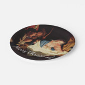 Assiettes En Carton Scène des maîtres de Noël (Angle)