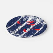 Assiettes En Carton Scène du cardinal d'hiver (Angle)