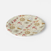 Assiettes En Carton Scène Océanique (Angle)