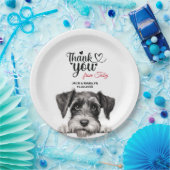 Assiettes En Carton Schnauzer standard (Fête)