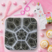 Assiettes En Carton Sci-Fi multidimensionnel (Fête)