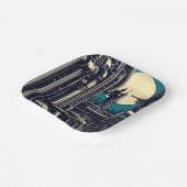 Assiettes En Carton Sciage urbain futuriste SF 2 (Angulaire)