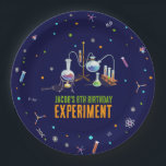 Assiettes En Carton Science Invitations d'anniversaire<br><div class="desc">Élevez l'atmosphère de fête à thème scientifique avec nos plaques Anniversaires de enfants de la Chimie Set! Ces plaques vibrantes présentent un design captivant d'un ensemble de chimie aux accents néons, qui complète parfaitement votre célébration scientifique. Laissez vos petits scientifiques apprécier leurs collations et gâteries tout en s'immergeant dans le...</div>