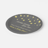 Assiettes En Carton Scintillement de scintillement peu (Angle)