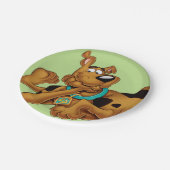 Assiettes En Carton Scooby Doo Allongé (Angle)