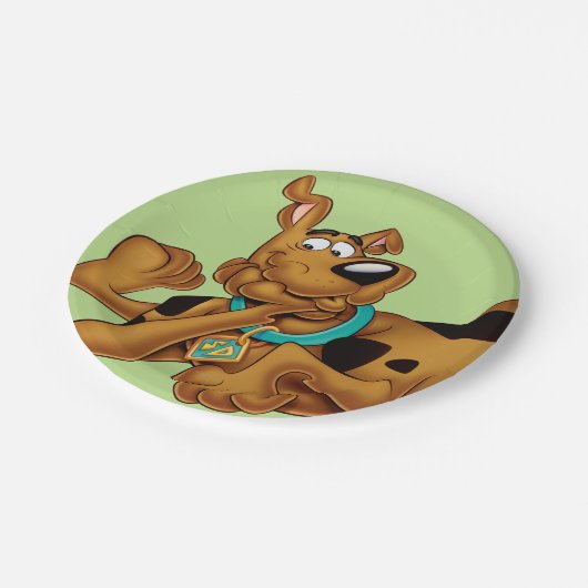 Assiettes En Carton Scooby Doo Allongé (Angle)