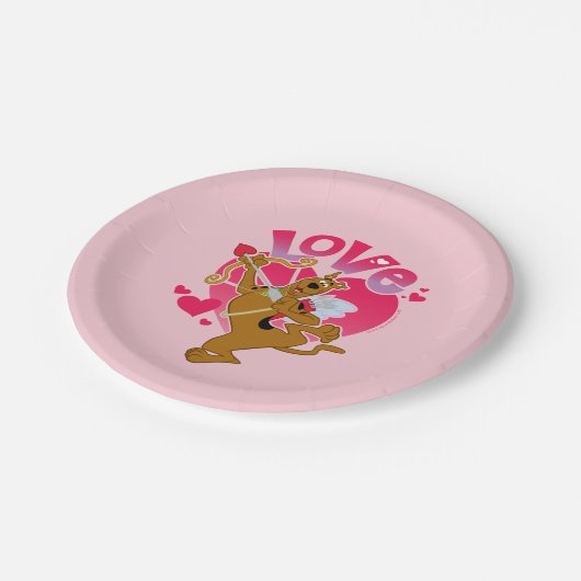 Assiettes En Carton Scooby-Doo Cupid - Amour (Angle)