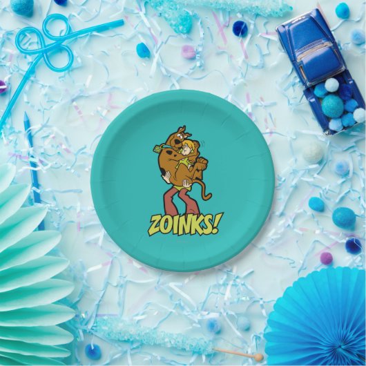 Assiettes En Carton Scooby-Doo et Shaggy Zoinks! (Fête)
