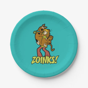 Assiettes En Carton Scooby-Doo et Zoinks hirsute !