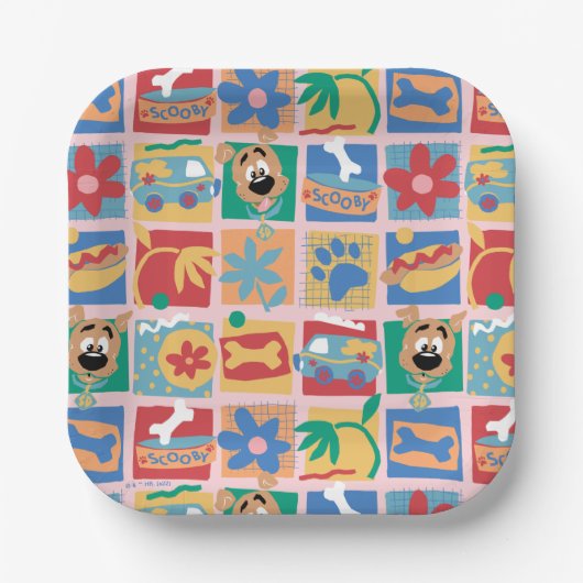 Assiettes En Carton Scooby-Doo | Fun Baby Motif (Recto)