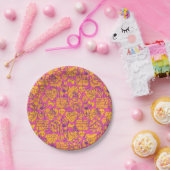 Assiettes En Carton Scooby-Doo | Funky Flower Motif (Fête)