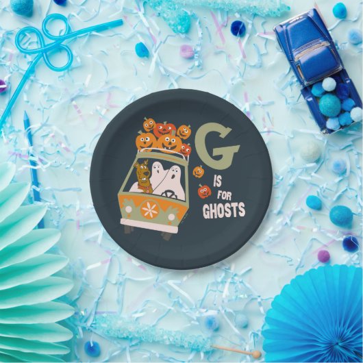 Assiettes En Carton Scooby-Doo | G est pour Ghosts (Fête)