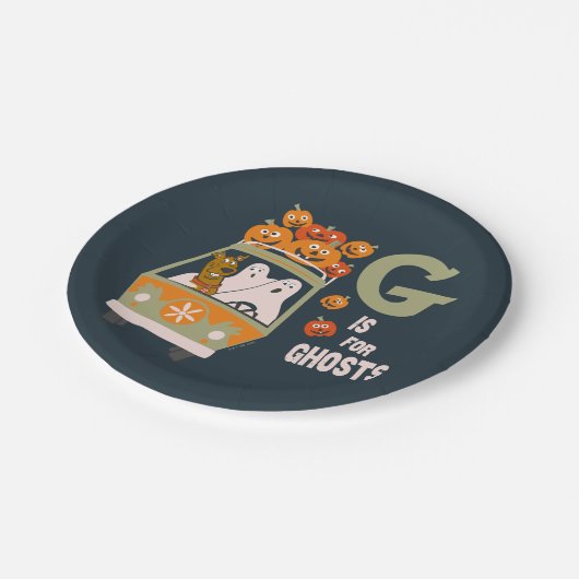 Assiettes En Carton Scooby-Doo | G est pour Ghosts (Angle)