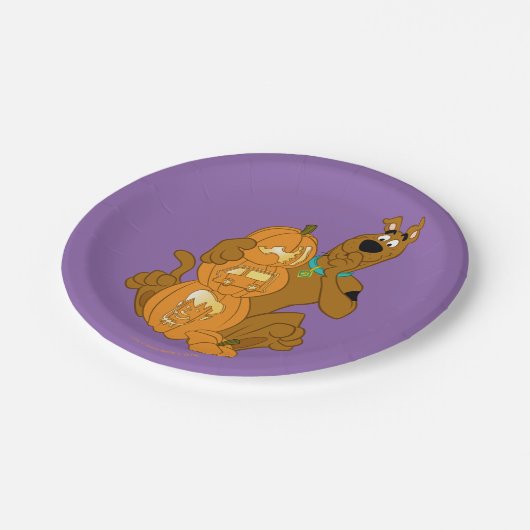Assiettes En Carton Scooby-Doo | Halloween Jack-O-Lantern (Angle)