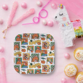 Assiettes En Carton Scooby-Doo Halloween Photos Pattern (Fête)