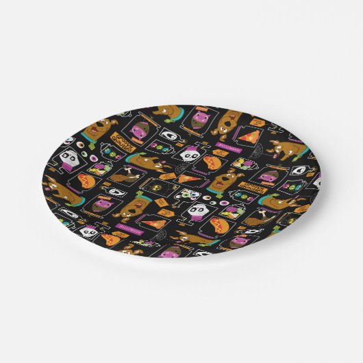 Assiettes En Carton Scooby-Doo | Halloween Scooby-Doo Motif (Angle)