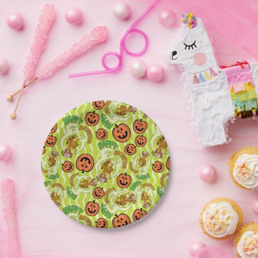 Assiettes En Carton Scooby-Doo | Happy Halloween Motif (Fête)