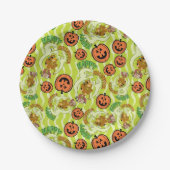 Assiettes En Carton Scooby-Doo | Happy Halloween Motif (Devant)