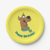 Assiettes En Carton Scooby-Doo Joyeux Visage (Devant)