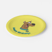 Assiettes En Carton Scooby-Doo Joyeux Visage (Angle)
