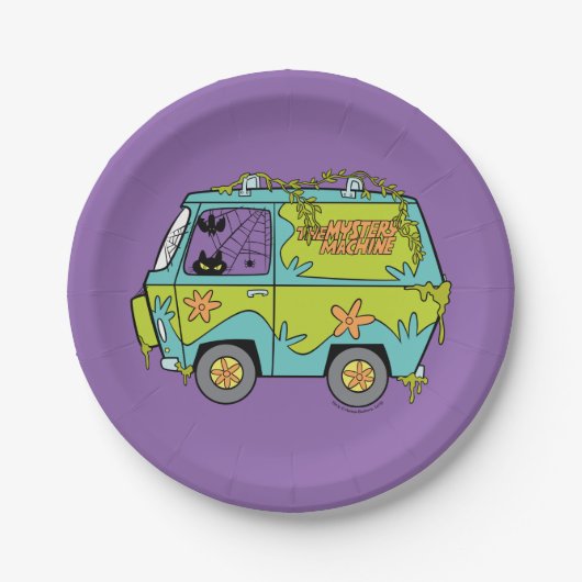 Assiettes En Carton Scooby-Doo | La Machine Mystère (Devant)