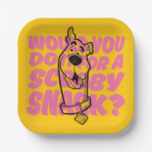 Assiettes En Carton Scooby-Doo  Le Feriez-Vous Pour Un Snack Scooby ?