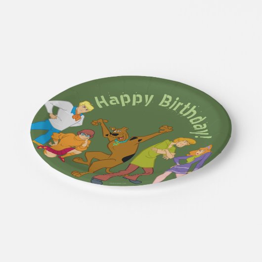 Assiettes En Carton Scooby-Doo Mystery Inc. Gang entier (Angle)