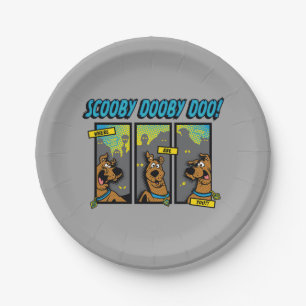 Assiettes En Carton Scooby-Doo où êtes vous les panneaux comiques